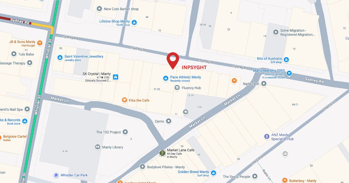 Google Maps with Inpsyght location